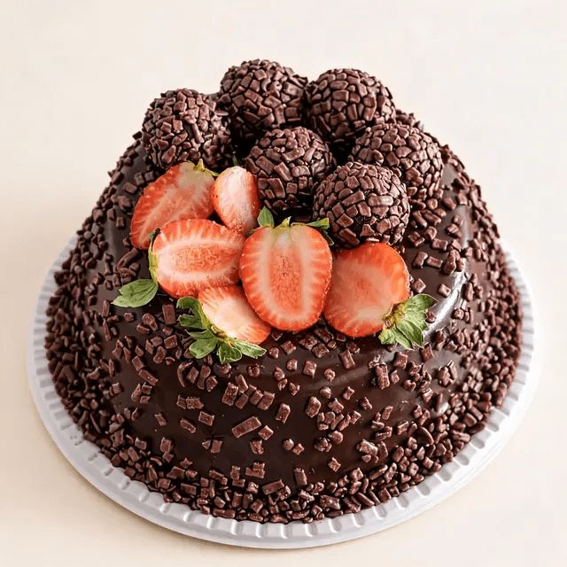 Chocolate com Morangos
